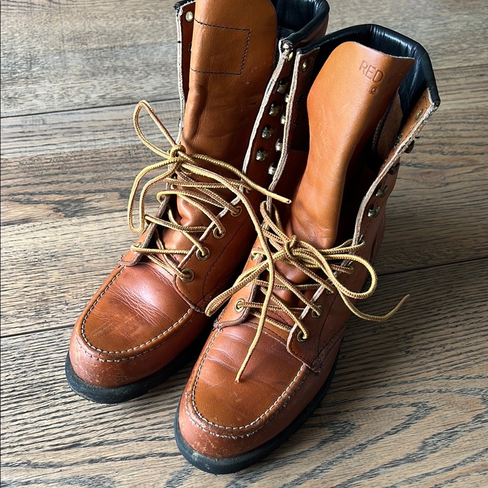 Vintage Leather Red Wing Irish Setter Sport Boots: size 6C